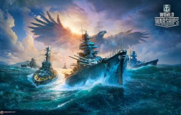 Wallpaper War Ships Bird Eagle Combat Battleship World Of
