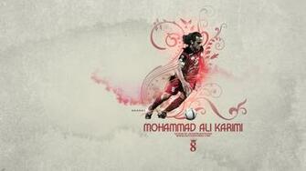 Pin Ali Karimi Right From Iranian National Soccer Team