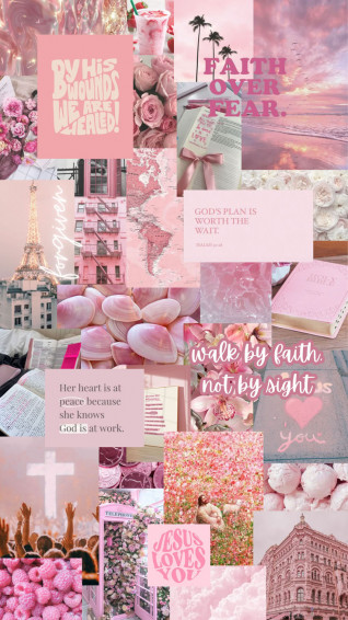Pink Christian Wallpaper
