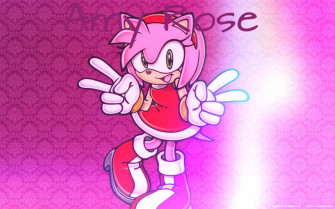 Amy Rose Wallpaper By Limefox01