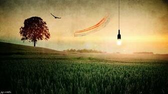 Landscapes Illustrations Wallpaper