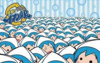Wallpaper Anime Invasion Squid Girl