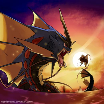 Mega Gyarados By Nganlamsong