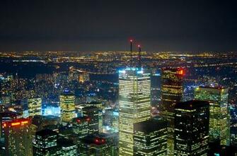 Description A Of Toronto At Night Jpg