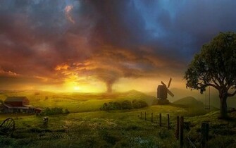 Wallpaper With An Impressive Sky Grandiose Landscapes And Breathtaking