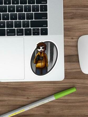 Masky Background Sticker By Vanum Chan