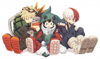 Deku X Todoroki Bakugou Wallpaper
