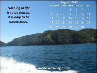 Calendars Bookmarks Cards August Calendar Wallpaper