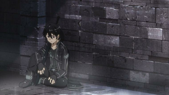 Kirito In The Rain Sao By Zephabyte