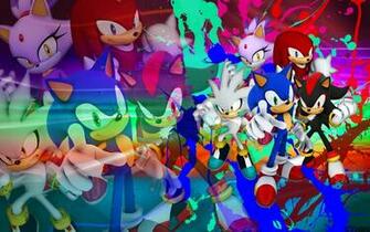 Sonic Shadow Silver Blaze Knuckles Wallpaper By
