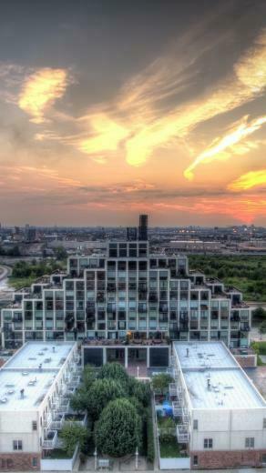 Wallpaper Chicago Illinois Sunset HDr Samsung