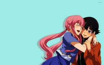 Yukiteru And Yuno Future Diary Wallpaper