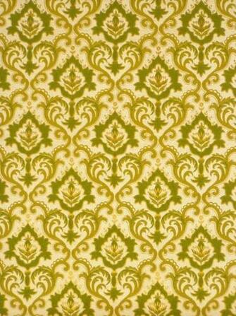 Baroque Wallpaper From The 70s Vintage