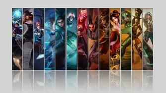 League Of Wallpaper Legends Morgana Akali