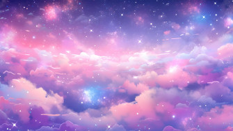 Aesthetic Spacey Purple Wallpaper
