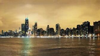 Chicago At Night Wallpaper