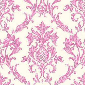 Home Rafaele Damask Rhodonite Pink Wallpaper By Vymura M0729