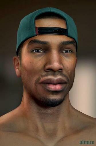 HD 90s Carl Johnson For Gta V San Andreas Grand Theft