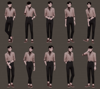 Male Model Pose Pack N3 Wallpaper