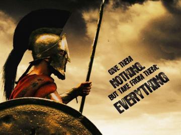 Black Spartan Wallpaper On