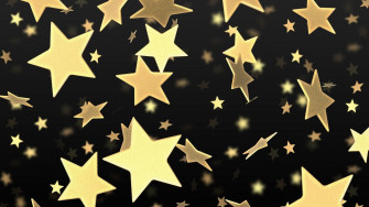Gold Stars Wallpaper On
