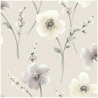 Diy Wallpaper Floral Arthouse Opera Riviera Neutral Motif