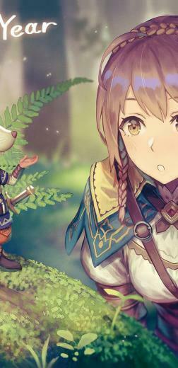 Anime Girl Adventurer Forest Light Armor