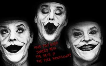 Batman The Joker Jack Nicholson Grayscale Wallpaper High