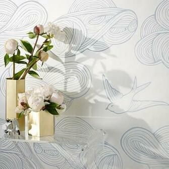 Wallpaper Hygge West Julia Rothman Daydream Pearl