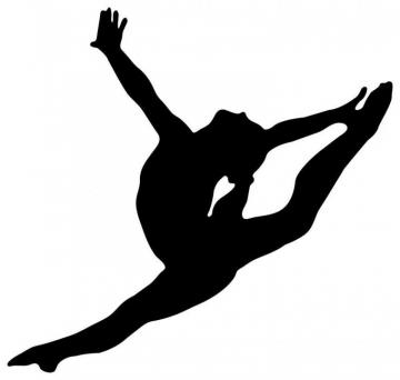 Gymnastics Silhouette Clip Art