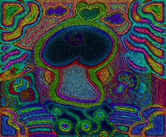 Trippy Shroom Wallpaper