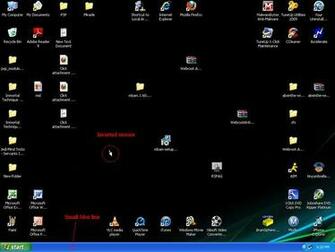 Take A Screen Shot Of Your Desktop By Clicking Sysrq Button And