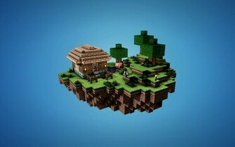 Minecraft Box 3d Game Wallpaper Image HD