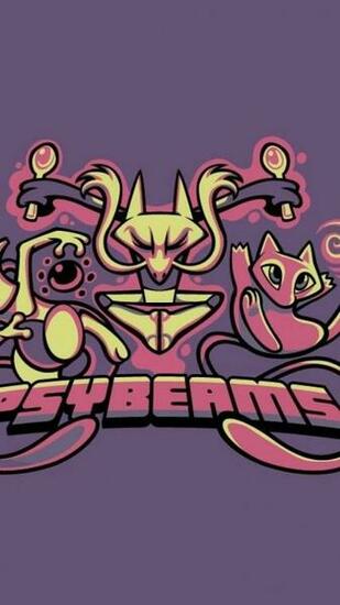 Pokemon Minimalistic Funny Mewtwo Mew Alakazam Wallpaper