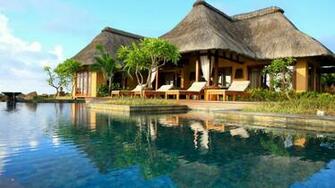 Tropical Resort Wallpaper