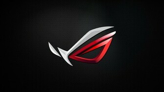 Asus Rog Logo Cool Red Tribal Dragon And Black