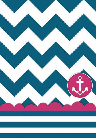 Chevron Wallpaper With Anchor Include