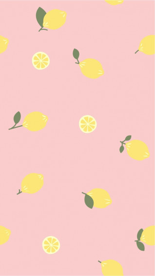 Cute Lemon Aesthetic Phone Wallpaper In iPhone