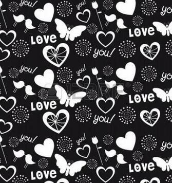 Hearts Love And Background Black White Illustration Jpg