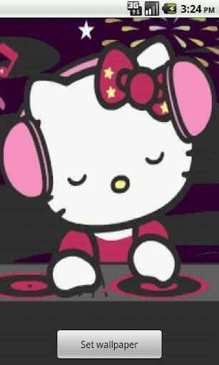 Bigger Hello Kitty Wallpaper Dj For Android Screenshot