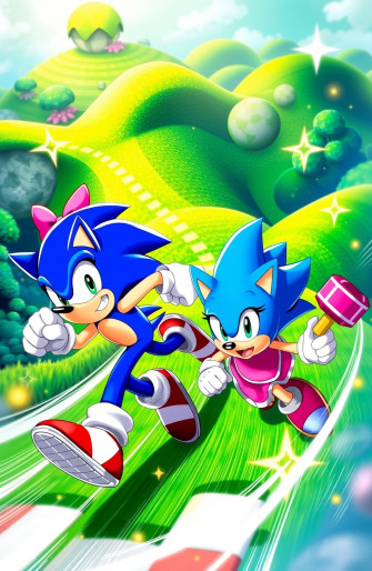 Sonic And Amy Wallpaper