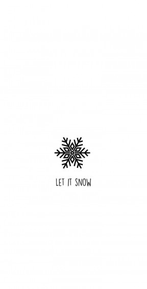 Cute Christmas iPhone Snow Wallpaper