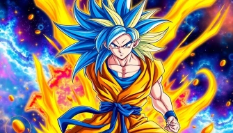 Goku Super Saiyan Blue And Gold Wallpaper