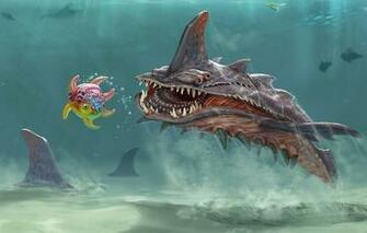 Wallpaper Subnautica Predatory Fish The Ocean Sand