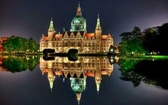 New City Hall In Hanover Germany Widescreen Wallpaper Wide