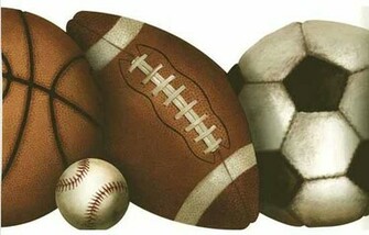 Die Cut Sports Wallpaper Border Inc