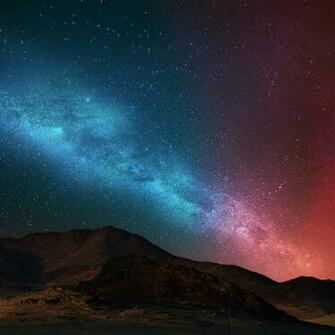 Starry Night Over The Desert HD Wallpaper For iPad HDwallpaper Net