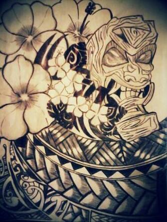 Tiki Hawaiian Tribals Lianne Salvador By 808lsalvador