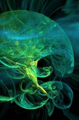 Green Smoke iPhone HD Wallpaper