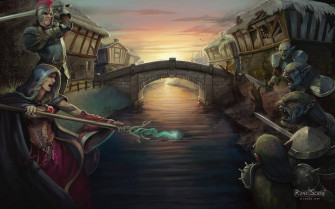 Stunning River Canal In Old School Runescape Wallpaper